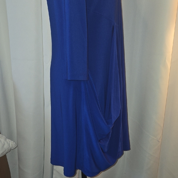 Joseph Ribkoff Cobalt Blue Long Sleeve Dress - Picture 6 of 8